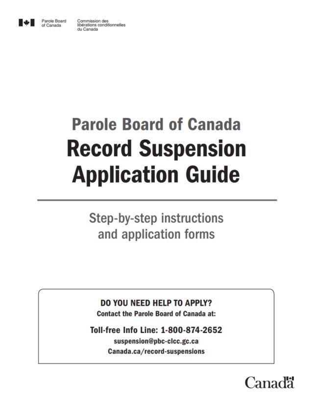 Applying for a Record Suspension Guide